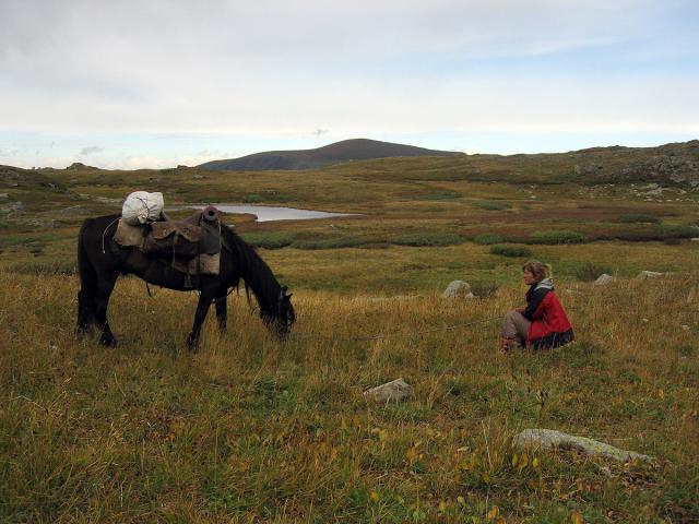 Только мы с конем... Фото  Валерия Горбунова.